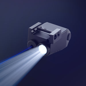 Compact Handgun Blue Laser Sight with 500 Lumen Flashlight