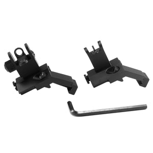 45 Degree Offset Iron Sights Flip Up BUIS Rapid Transition Backup Front Rear Iron Sight