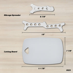 Hunting Deer Knife Set Field Dressing Kit Portable Butcher Game Processor Set, 12 Pieces