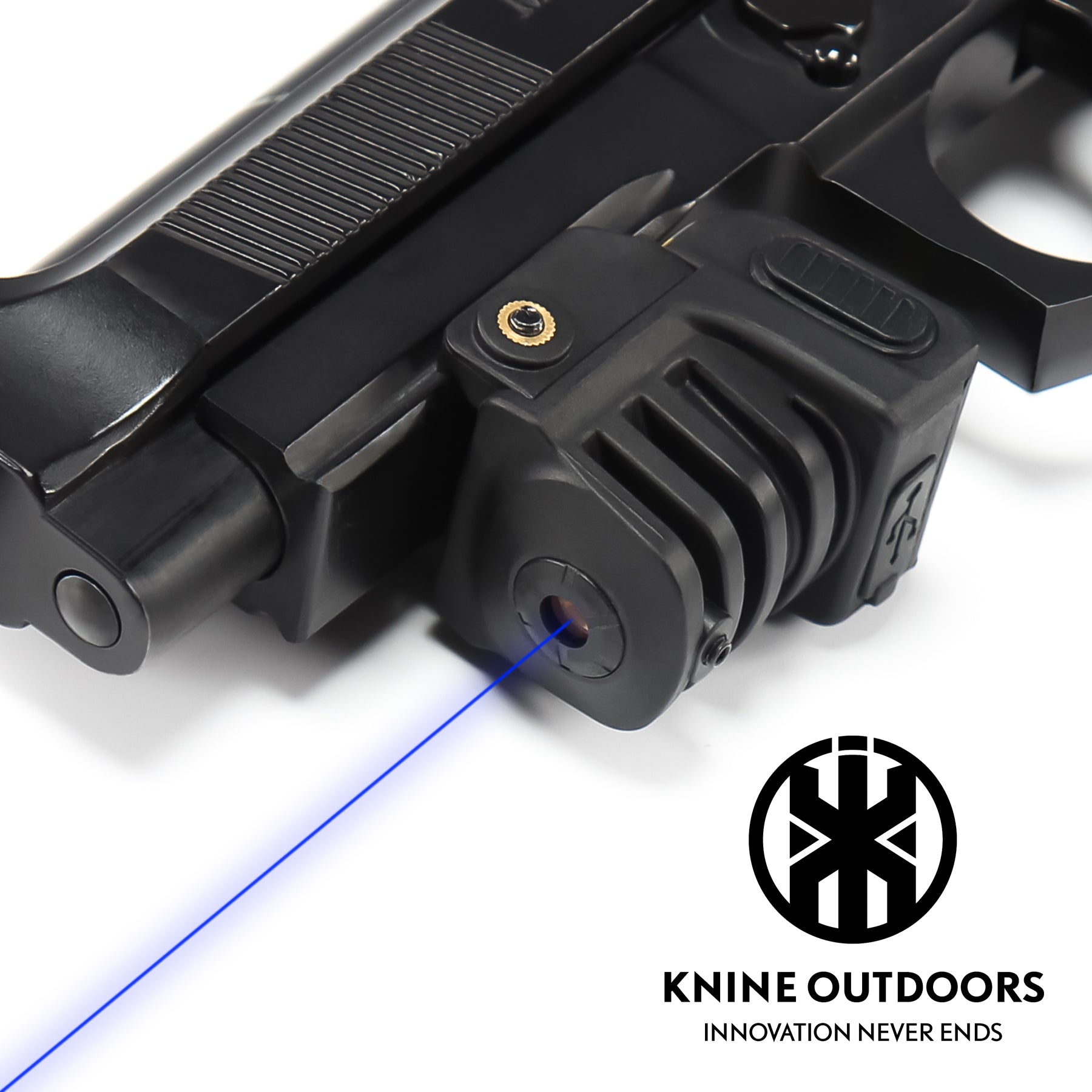 KNINE OUTDOORS Compact Handgun Blue Laser Sight for Picatinny Rail Mount