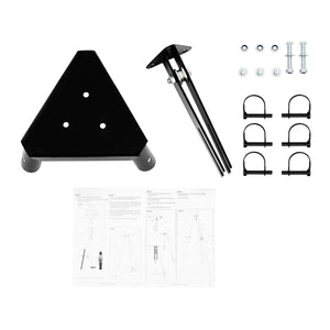 Tripod Game Hoist with 500lb Capacity Deer Hanger and Complete Hoist Kit