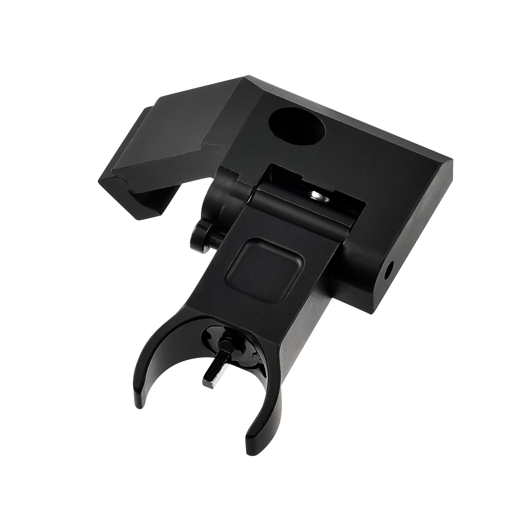 Viseurs Métalliques Pliants à 45° APLUSGEAR – Pour AR15, Compatible Picatinny, Fibre Optique Rouge/vert, Aluminium Anodisé - 10