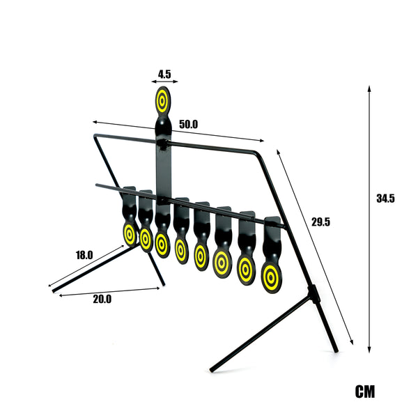 8-Spiner Airgun & BB Gun Resetting Target - Knine Outdoors